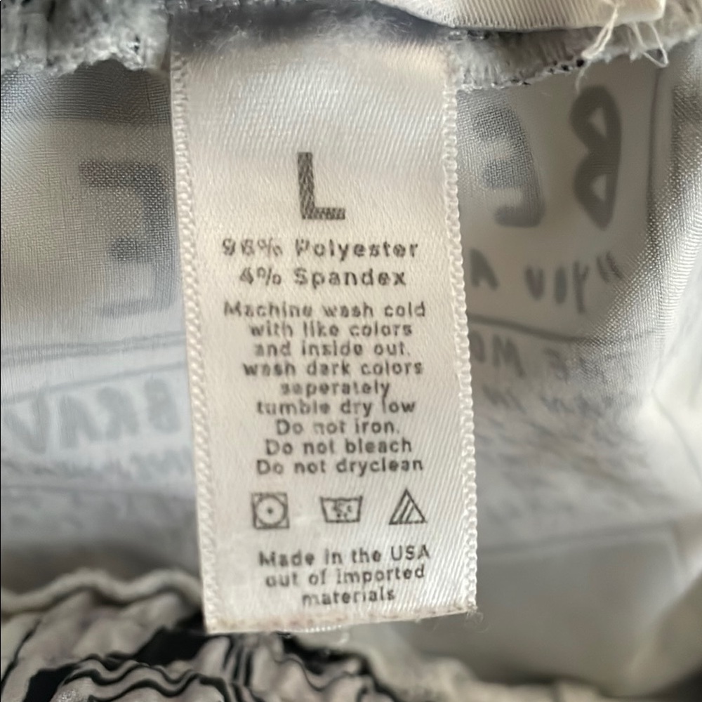 Patrick Church- Black and White Collage Print Joggers - Picture 7 of 7